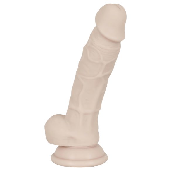 You2Toys - dildo med sugekop - mellem størrelse - silikone - natur