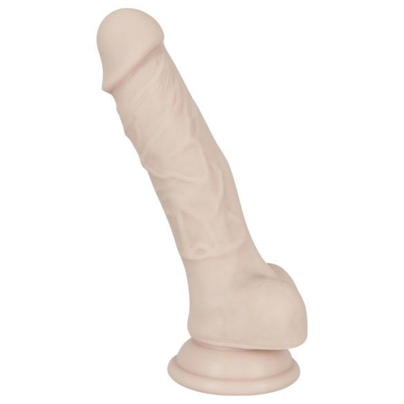 You2Toys - dildo med sugekop - mellem størrelse - silikone - natur