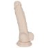 You2Toys - dildo med sugekop - mellem størrelse - silikone - natur