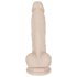 You2Toys - dildo med sugekop - mellem størrelse - silikone - natur