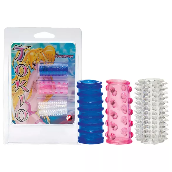 You2Toys - penismanchet sæt - 3 stk - fleksibel silikon