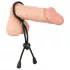 Bad Kitty - silikone penis- og kuglering - sort