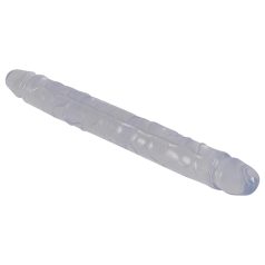 Krystal - dobbelt dildo - glas - 34cm
