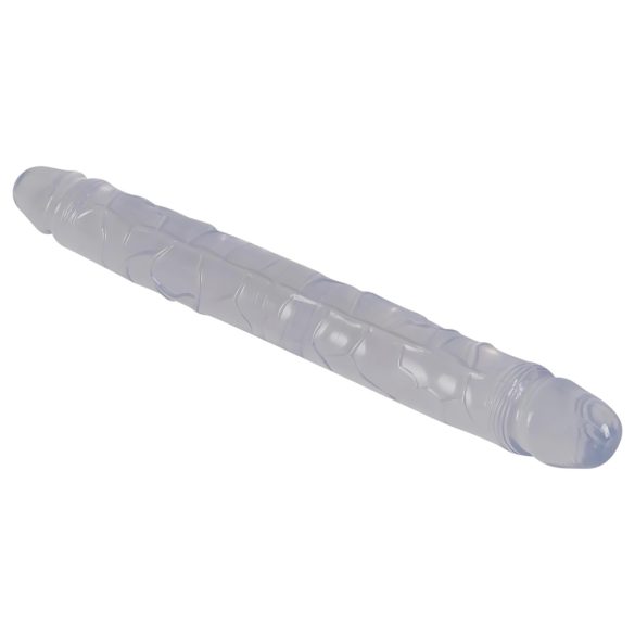 Krystal - dobbelt dildo - glas - 34cm