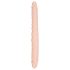 You2Toys - dobbelt dildo - fleksibel silikone - natur