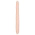 You2Toys - dobbelt dildo - fleksibel silikone - natur