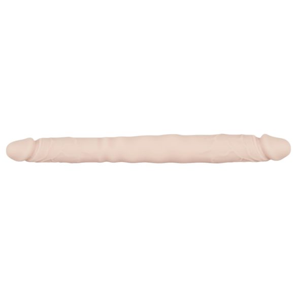 You2Toys - dobbelt dildo - fleksibel silikone - natur