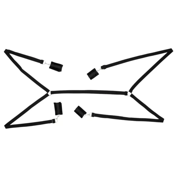 Bad Kitty - bondage sæt til seng - plysbetræk - 5 dele