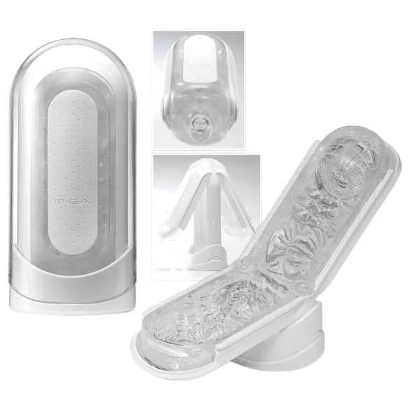 TENGA Flip Zero - masturbator - sugekraft - hvid