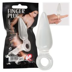   You2Toys - fingeranalplug - lille plug til fingeren - gennemsigtig