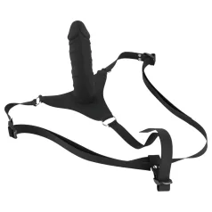 You2Toys - strap-on dildo - silikone - sort