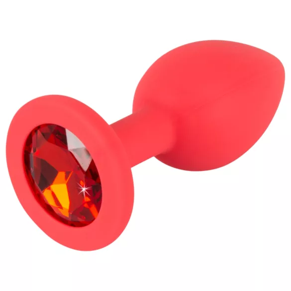You2Toys - Colorful JOY - silikone anal plug - lille (rød)