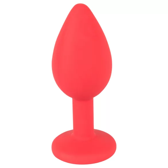 You2Toys - Colorful JOY - silikone anal plug - lille (rød)