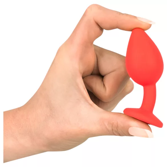 You2Toys - Colorful JOY - silikone anal plug - lille (rød)