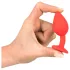 You2Toys - Colorful JOY - silikone anal plug - lille (rød)
