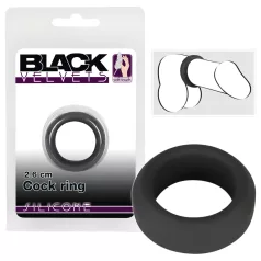 Black Velvets - penisring tykvægget 2,6cm - sort