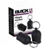 Black Velvets - brystvorte­suger med metalring - sort