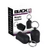 Black Velvets - brystvortepumpe med metalring (sort)