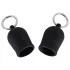 Black Velvets - brystvorte­suger med metalring - sort