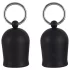 Black Velvets - brystvorte­suger med metalring - sort