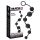 Black Velvets - analdildo med 6 kugler - sort