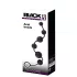Black Velvets - analdildo med 6 perler (sort)