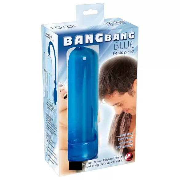 Bang Bang - penis pumpe - manuel - blå