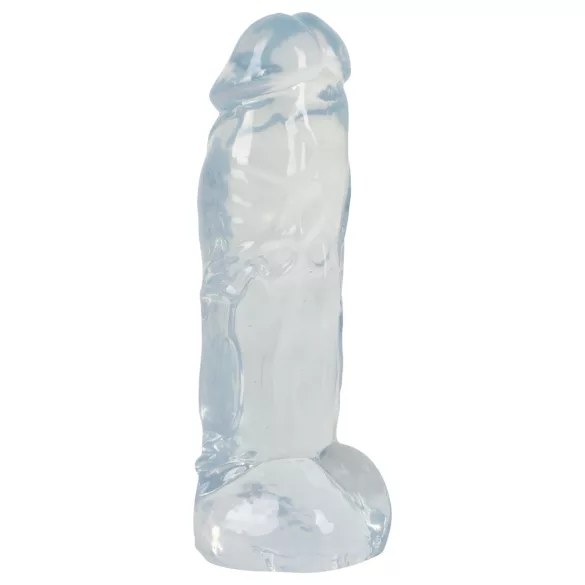 Crystal Clear Big Dong - gelé kæmpe dildo (21,5 cm)