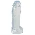 Crystal Clear Big Dong - gelé kæmpe dildo (21,5 cm)