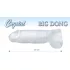 Crystal Clear Big Dong - gelé kæmpe dildo (21,5 cm)
