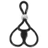 You2Toys - justerbar penis- og kuglering - sort