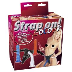 You2Toys - Strap-on dildo sæt - farverig