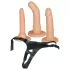 You2Toys - strap-on dildo sæt med sele (hudfarvet)