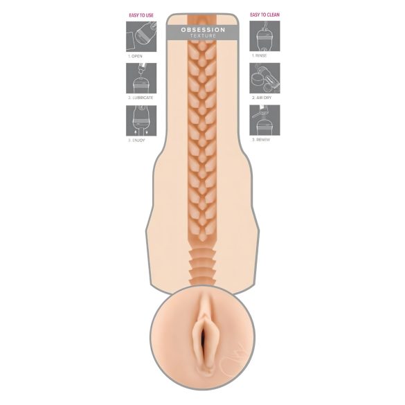Fleshlight - masturbator - vagina med Jenna Haze design - realistisk