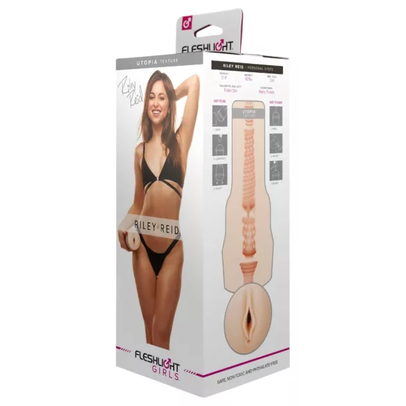Fleshlight - masturbator - Riley Reid vagina - realistisk sexlegetøj