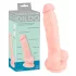 Medical - dildo - medicinsk silikone - 18cm - natur