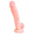 Medical - dildo - medicinsk silikone - 18cm - natur