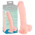 Medical - dildo - realistisk - silikone/natur - 24cm