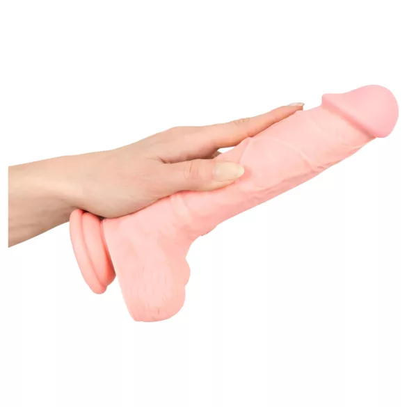 Medical - dildo - realistisk - silikone/natur - 24cm