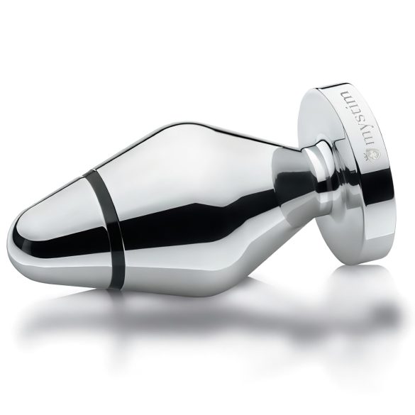 mystim Little John - elektro analplug - stor - sølv