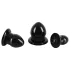 You2Toys - Stretching Plug Kit - anal plug sæt - 3 stk (sort)