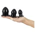 You2Toys - Stretching Plug Kit - anal plug sæt - 3 stk (sort)