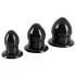 You2Toys - Stretching Plug Kit - anal plug sæt - 3 stk (sort)