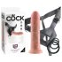 King Cock - strap-on dildo - realistisk - natur