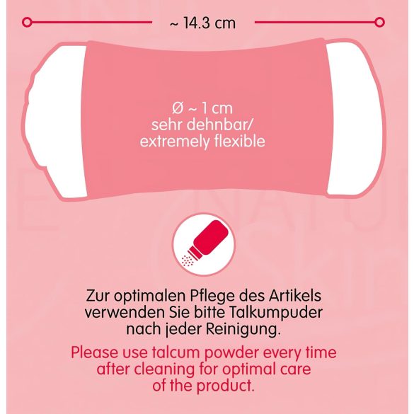 Nature Skin - masturbator med vagina og anus - natur/sort