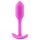 b-vibe Snug Plug 1 - vægtet analplug (55g) - pink