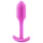 b-Vibe Snug Plug 1 - analplug med indvendig vægt (55 g, pink)