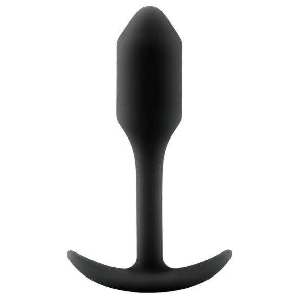 b-vibe Snug Plug 1 - anal plug med indre vægt (55g) - sort