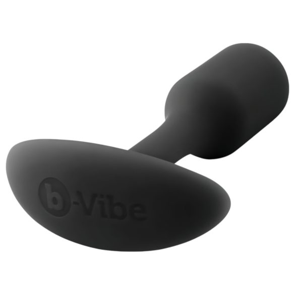 b-vibe Snug Plug 1 - anal plug med indre vægt (55g) - sort