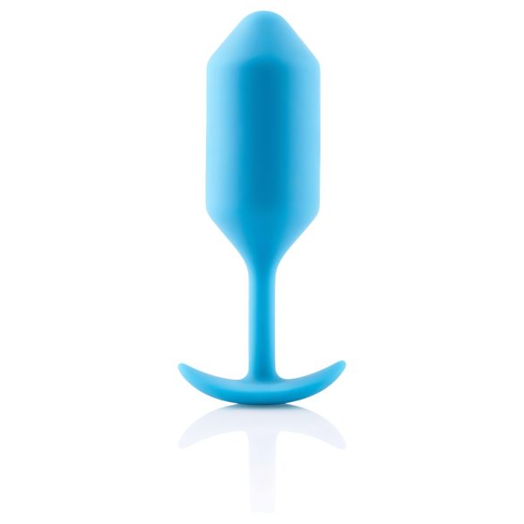 b-vibe - buttplug med to kugler - 180g - blå